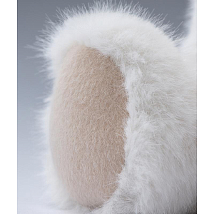 Медведь Lina TeddyTales, с длинной шерстью, M, белый, 30 см